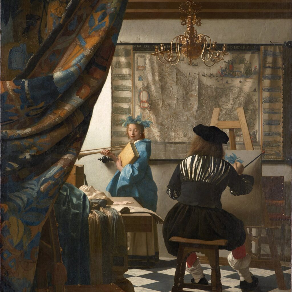 Женщина с кувшином вермеер. Йоханнес Вермеер (1632-1675).